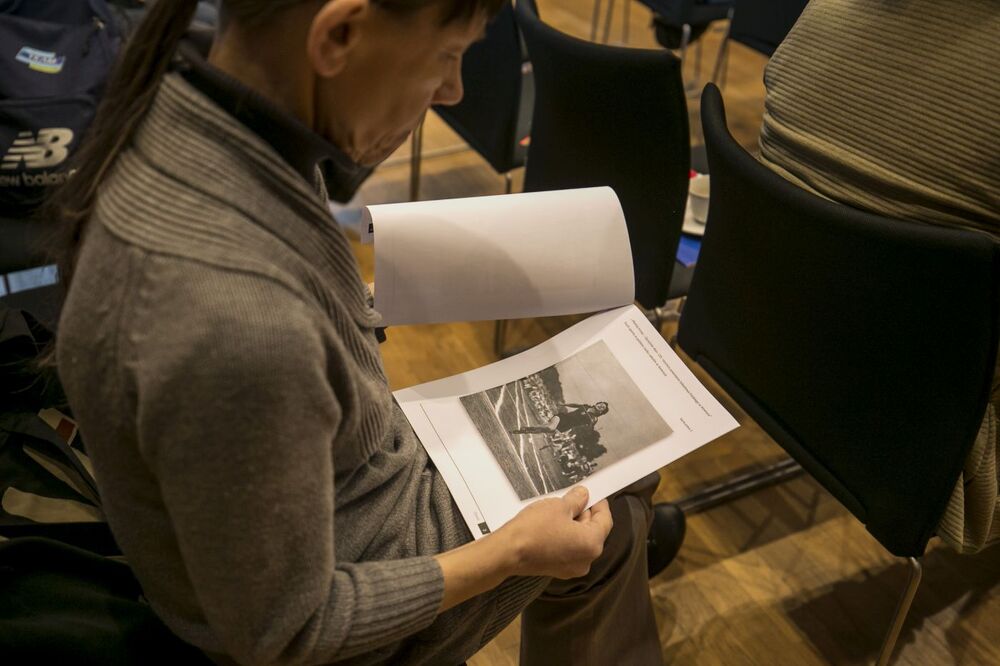 Seminarium „»Warszawa, Warka, Waszyngton… Ramię krzep – Ojczyźnie służ«. 135. rocznica powstania Sokolstwa Polskiego w Ameryce” – Warka, 24 stycznia 2023. Fot. K. Adamów (IPN)