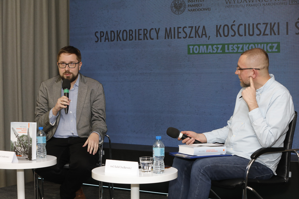 Rozmowa o książce „Spadkobiercy Mieszka, Kościuszki i Świerczewskiego. Ludowe Wojsko Polskie jako instytucja polityki pamięci historycznej” – Warszawa, 25 stycznia 2023. Fot. Piotr Życieński (IPN)