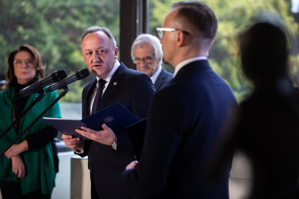 Wystawa „Obraz Treblinki w oczach Samuela Willenberga” w Sejmie – Warszawa, 26 stycznia 2023. Fot. Sławek Kasper (IPN)