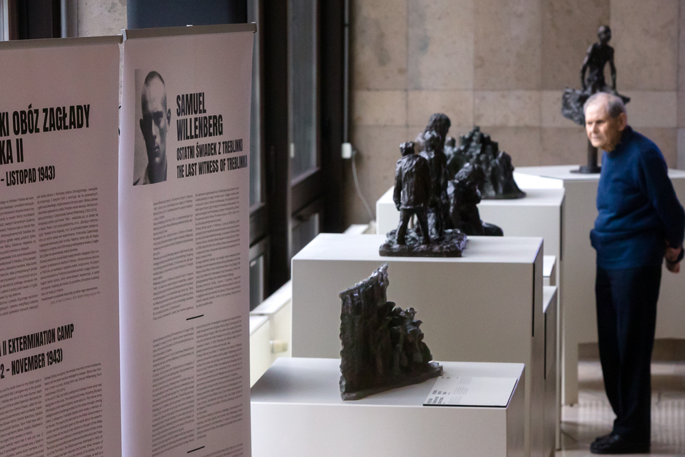 Wystawa „Obraz Treblinki w oczach Samuela Willenberga” w Sejmie – Warszawa, 26 stycznia 2023. Fot. Sławek Kasper (IPN)