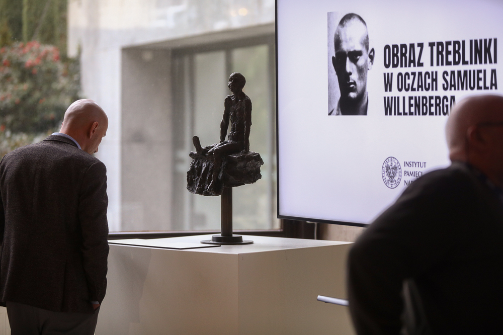 Wystawa „Obraz Treblinki w oczach Samuela Willenberga” w Sejmie – Warszawa, 26 stycznia 2023. Fot. Sławek Kasper (IPN)