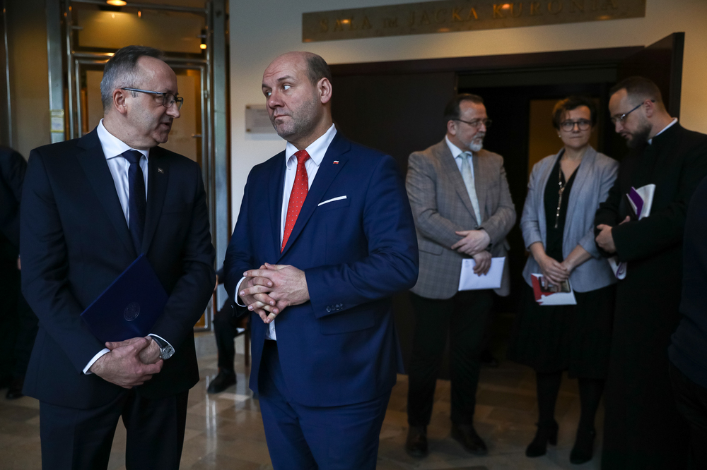 Wystawa „Obraz Treblinki w oczach Samuela Willenberga” w Sejmie – Warszawa, 26 stycznia 2023. Fot. Sławek Kasper (IPN)