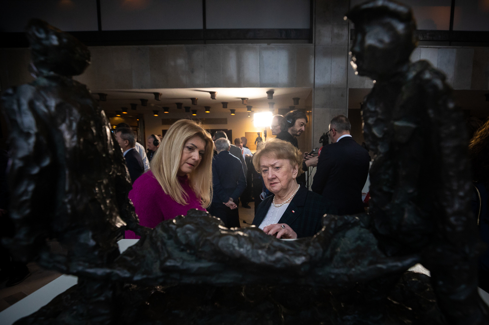 Wystawa „Obraz Treblinki w oczach Samuela Willenberga” w Sejmie – Warszawa, 26 stycznia 2023. Fot. Sławek Kasper (IPN)