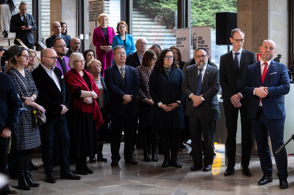 Wystawa „Obraz Treblinki w oczach Samuela Willenberga” w Sejmie – Warszawa, 26 stycznia 2023. Fot. Sławek Kasper (IPN)