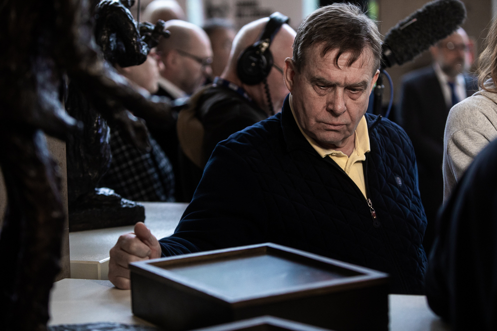 Wystawa „Obraz Treblinki w oczach Samuela Willenberga” w Sejmie – Warszawa, 26 stycznia 2023. Fot. Sławek Kasper (IPN)