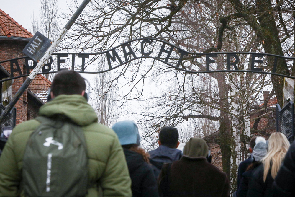 Uroczystości w 78. rocznicę oswobodzenia niemieckiego obozu zagłady Auschwitz – 27 stycznia 2023. Fot. Sławek Kasper (IPN)