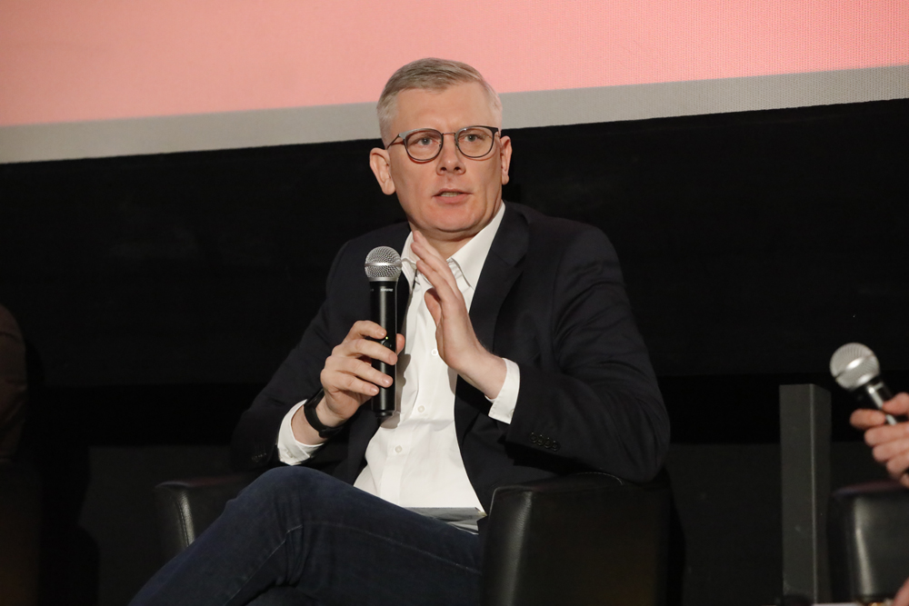 Dr hab. Sławomir Cenckiewicz. Dyskusja „Aktualność myśli Józefa Mackiewicza” – Warszawa, 30 stycznia 2023. Fot. Piotr Życieński (IPN)