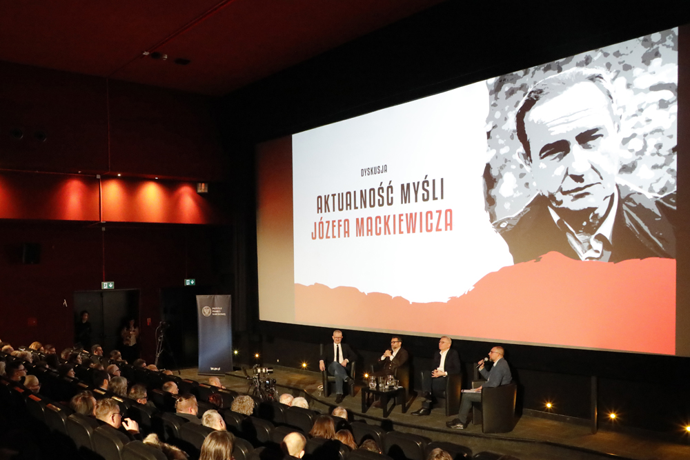 Dyskusja „Aktualność myśli Józefa Mackiewicza” – Warszawa, 30 stycznia 2023. Fot. Piotr Życieński (IPN)