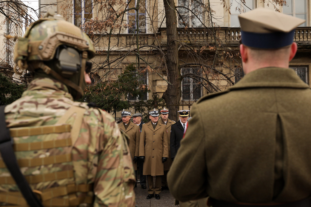 Uroczystości w 79. rocznicę Akcji Bojowej „Kutschera” – Warszawa, 1 lutego 2023. Fot. Mikołaj Bujak (IPN)