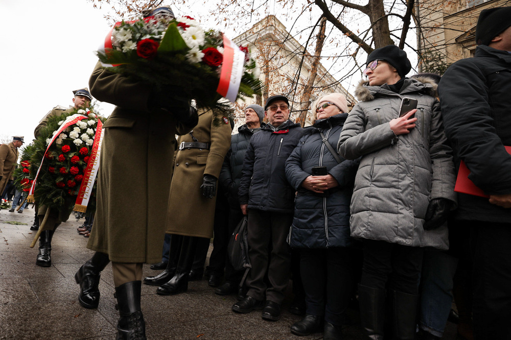 Uroczystości w 79. rocznicę Akcji Bojowej „Kutschera” – Warszawa, 1 lutego 2023. Fot. Mikołaj Bujak (IPN)