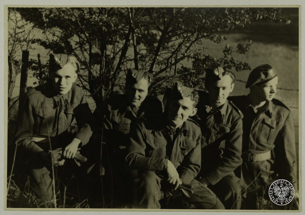 Paweł Ziaja – pierwszy od lewej. Fot. z zasobu IPN (archiwum osobiste Pawła Ziai – dar prywatny Marka Ziai)