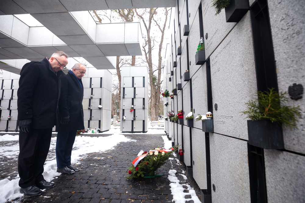 72. rocznica śmierci mjr. Zygmunta Szendzielarza „Łupaszki” – 8 lutego 2023. Fot. Sławek Kasper (IPN)