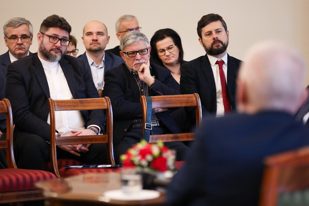 „Tradycja romantyczna wczoraj i dziś” – debata wokół serii wydawniczej „Literatura i pamięć” – Warszawa, 9 lutego 2023. Fot. Mikołaj Bujak (IPN)