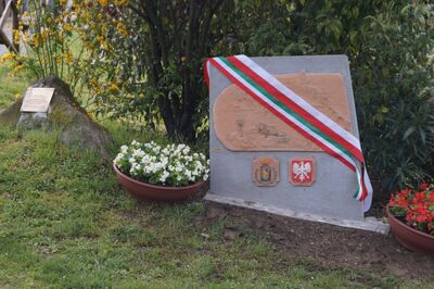 Uroczystości odsłonięcia upamiętnienia wyzwolenia miasta przez żołnierzy 2. Korpusu Polskiego na przyczółku mostu. Fot. Adam Siwek 2015