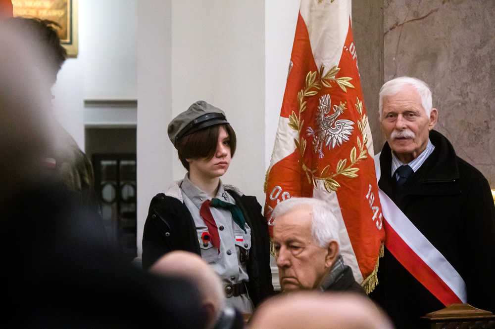 Obchody 81. rocznicy przekształcenia Związku Walki Zbrojnej w Armię Krajową – Warszawa, 14 lutego 2023. Fot. Sławek Kasper (IPN)