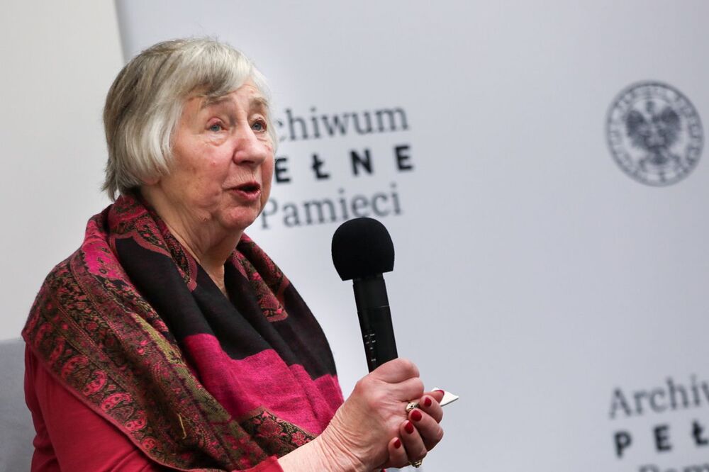 Krystyna Krzeczkowska – Warszawa, 17 lutego 2023. Fot. Mikołaj Bujak (IPN)