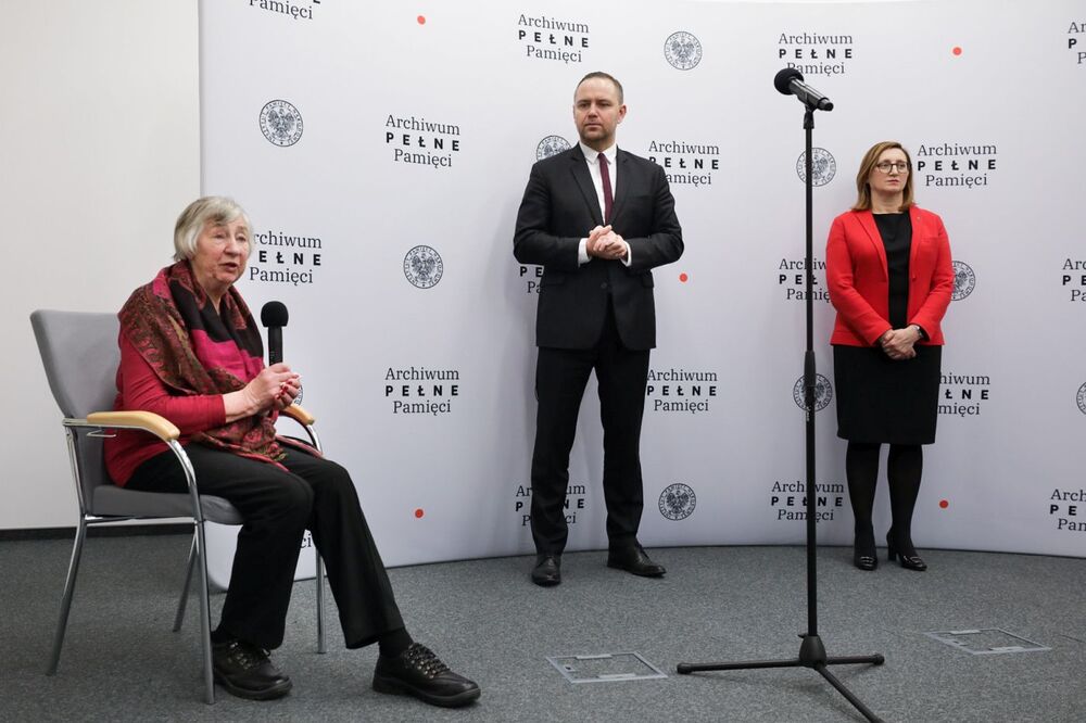 Konferencja dotycząca przekazania do zasobu IPN archiwum rodziny Krzeczkowskich – Warszawa, 17 lutego 2023. Fot. Mikołaj Bujak (IPN)