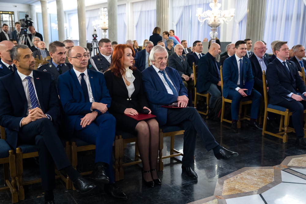 Międzynarodowa konferencja „Imperializm spod znaku dwugłowego orła i czerwonej gwiazdy. Ofiary komunizmu i imperializmu rosyjskiego w XX w.” – Warszawa, 23 lutego 2023. Fot. Sławek Kasper (IPN)