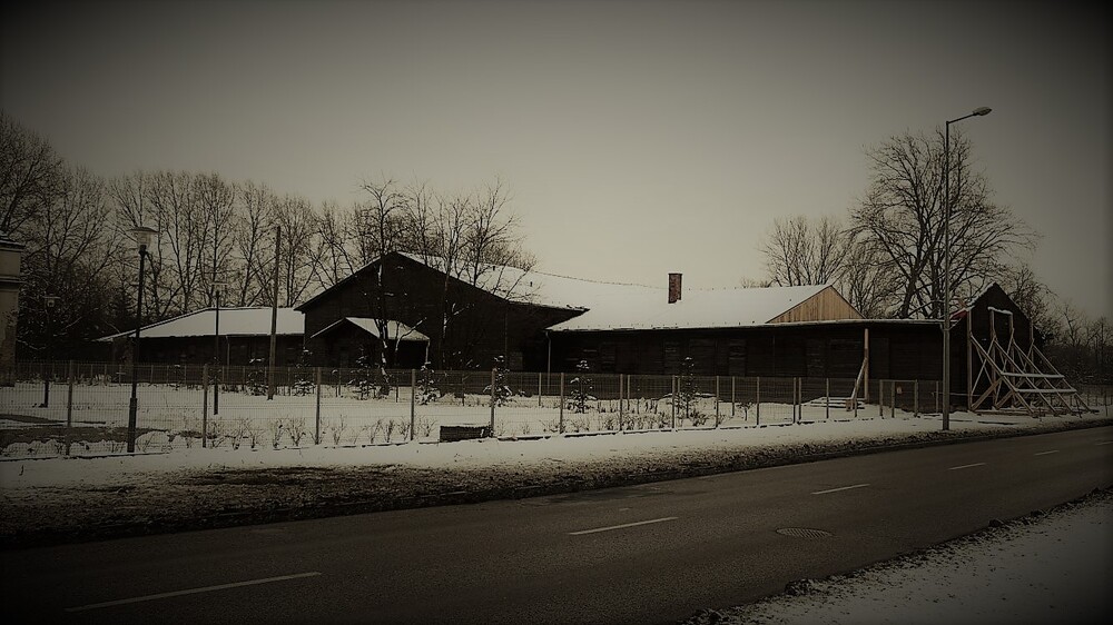 Budynek byłej kuchni SS, styczeń 2015 r. Fot. Maciej Foks