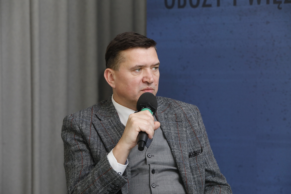 Rozmowa z dr. hab. Dariuszem Iwaneczką o książce „Obozy i więzienia sowieckie na ziemiach polskich (1944–1945). Leksykon” – Warszawa, 22 lutego 2023. Fot. Piotr Życieński (IPN)