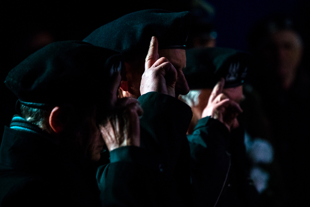 Uroczystości przed Willą Jasny Dom w hołdzie ofiarom komunistycznego terroru – Warszawa 27 lutego 2023. Fot. Sławek Kasper (IPN)