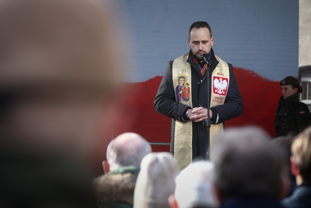 Obchody Narodowego Dnia Pamięci Żołnierzy Wyklętych w dawnym więzieniu mokotowskim – Warszawa, 1 marca 2023. Fot. Sławek Kasper (IPN)