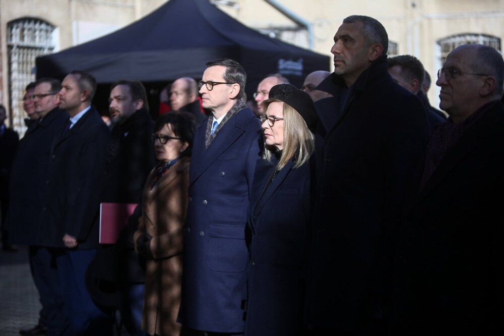 Obchody Narodowego Dnia Pamięci Żołnierzy Wyklętych w dawnym więzieniu mokotowskim – Warszawa, 1 marca 2023. Fot. Sławek Kasper (IPN)