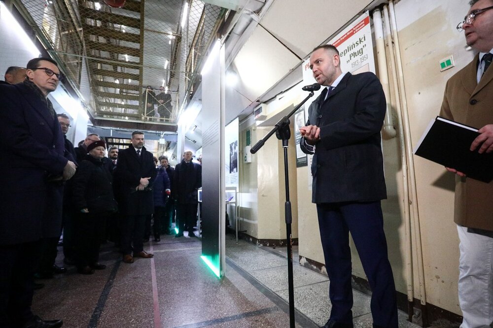 Obchody Narodowego Dnia Pamięci Żołnierzy Wyklętych w dawnym więzieniu mokotowskim – Warszawa, 1 marca 2023. Fot. Sławek Kasper (IPN)