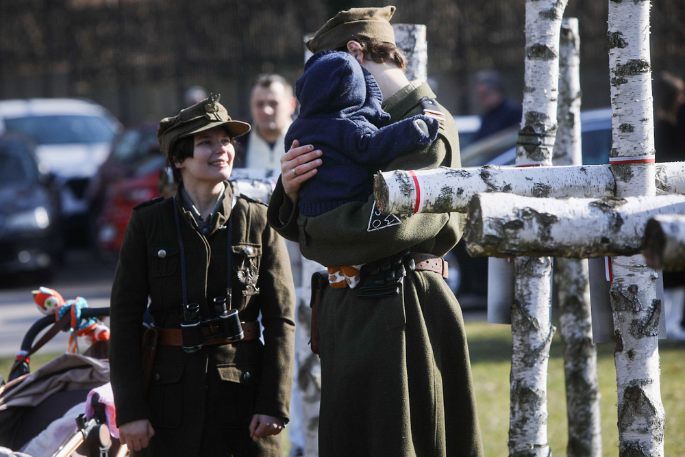 Obchody Narodowego Dnia Pamięci Żołnierzy Wyklętych na powązkowskiej „Łączce” – Warszawa, 1 marca 2023. Fot. Sławek Kasper (IPN)