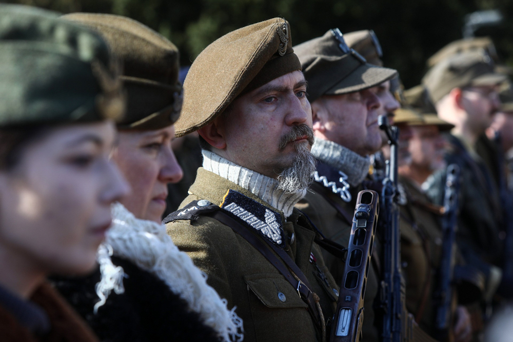 Obchody Narodowego Dnia Pamięci Żołnierzy Wyklętych na powązkowskiej „Łączce” – Warszawa, 1 marca 2023. Fot. Sławek Kasper (IPN)