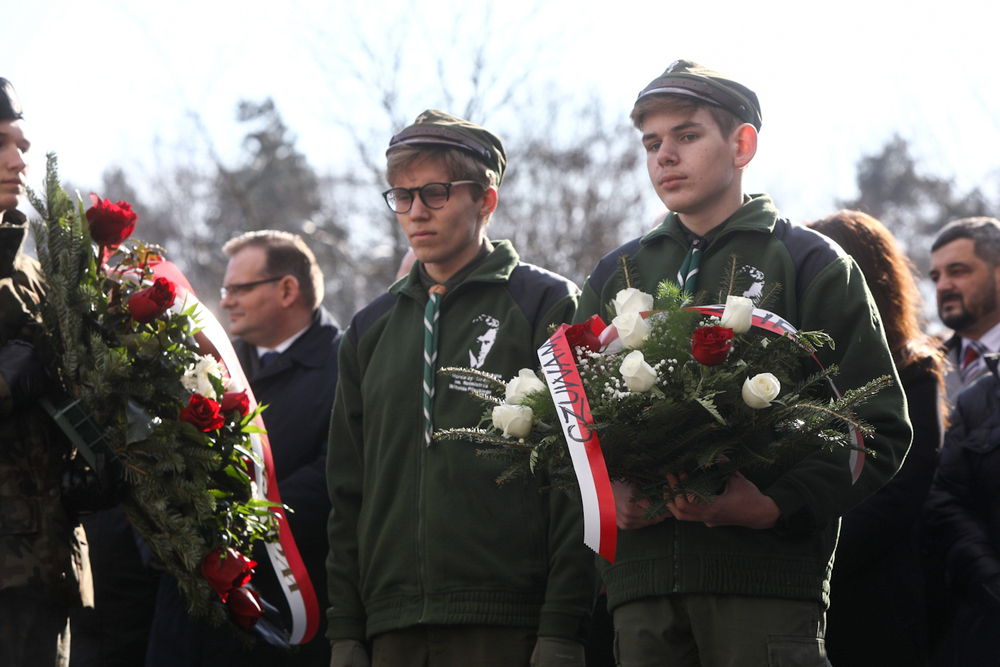 Obchody Narodowego Dnia Pamięci Żołnierzy Wyklętych na powązkowskiej „Łączce” – Warszawa, 1 marca 2023. Fot. Sławek Kasper (IPN)