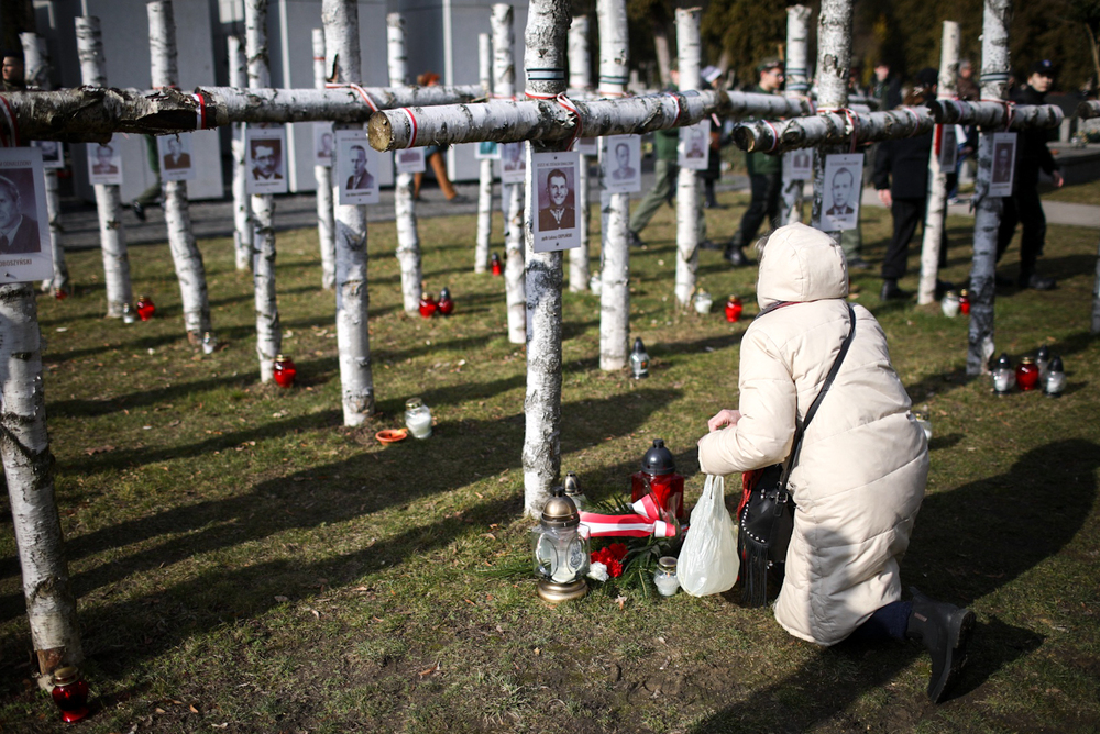 Obchody Narodowego Dnia Pamięci Żołnierzy Wyklętych na powązkowskiej „Łączce” – Warszawa, 1 marca 2023. Fot. Sławek Kasper (IPN)