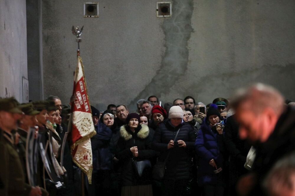 Uroczystości na terenie byłego Aresztu Śledczego Warszawa–Mokotów – 1 marca 2023. Fot. Mikołaj Bujak (IPN)