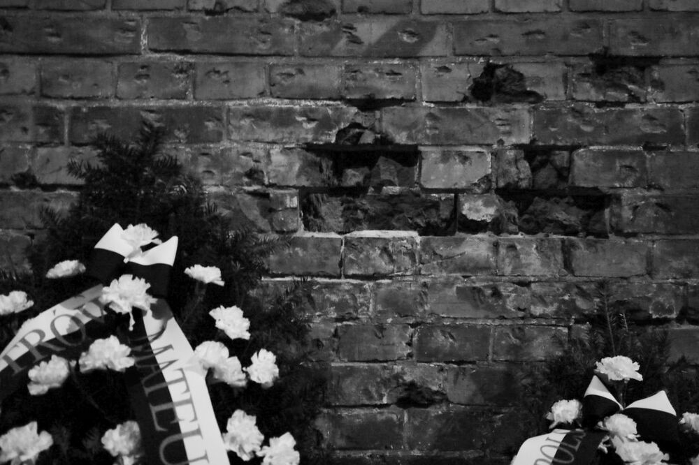 Uroczystości na terenie byłego Aresztu Śledczego Warszawa–Mokotów – 1 marca 2023. Fot. Mikołaj Bujak (IPN)