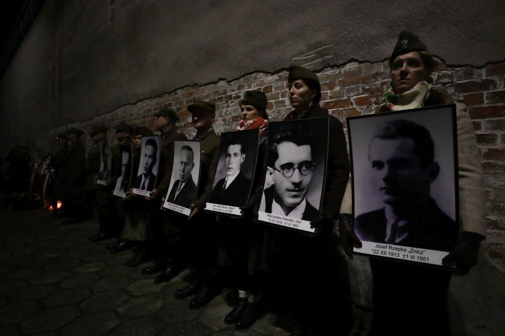 Uroczystości na terenie byłego Aresztu Śledczego Warszawa–Mokotów – 1 marca 2023. Fot. Mikołaj Bujak (IPN)