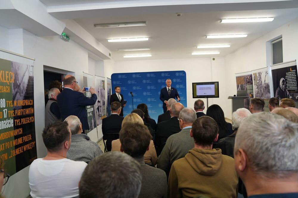 Uroczystość przekazania artefaktów związanych z Józefem Bosiem ps. „Lot” – Kamień Pomorski, 2 marca 2023. Fot. IPN