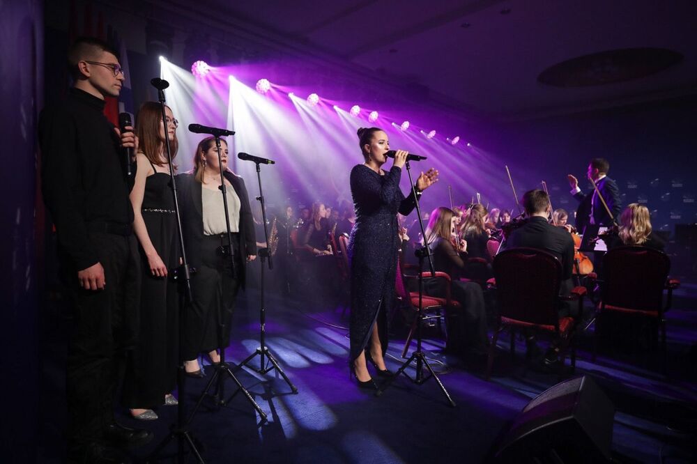 Wręczenie Nagród Prezesa Instytutu Pamięci Narodowej dla samorządów terytorialnych – Mikołajki, 7 marca 2023. Fot. Mikołaj Bujak (IPN)