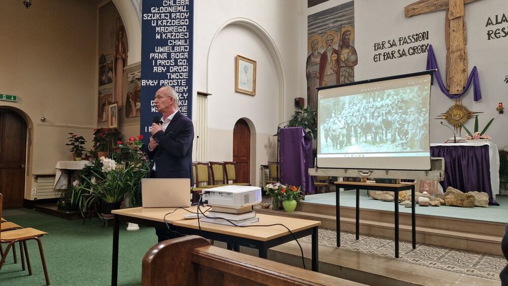 Spotkanie wiceprezesa IPN dr. hab. Krzysztofa Szwagrzyka z uczniami polskich szkół w Paryżu – 10–12 marca 2023. Fot. Andrzej Szydło (Ambasada RP w Paryżu)