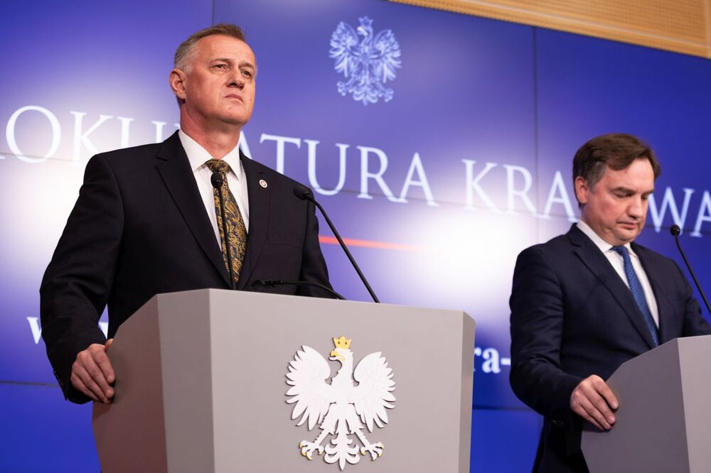 Konferencja prasowa w sprawie śledztwa dotyczącego śmierci ks. Franciszka Blachnickiego - Warszawa, 14 marca 2023. Fot. Mikołaj Bujak (IPN)