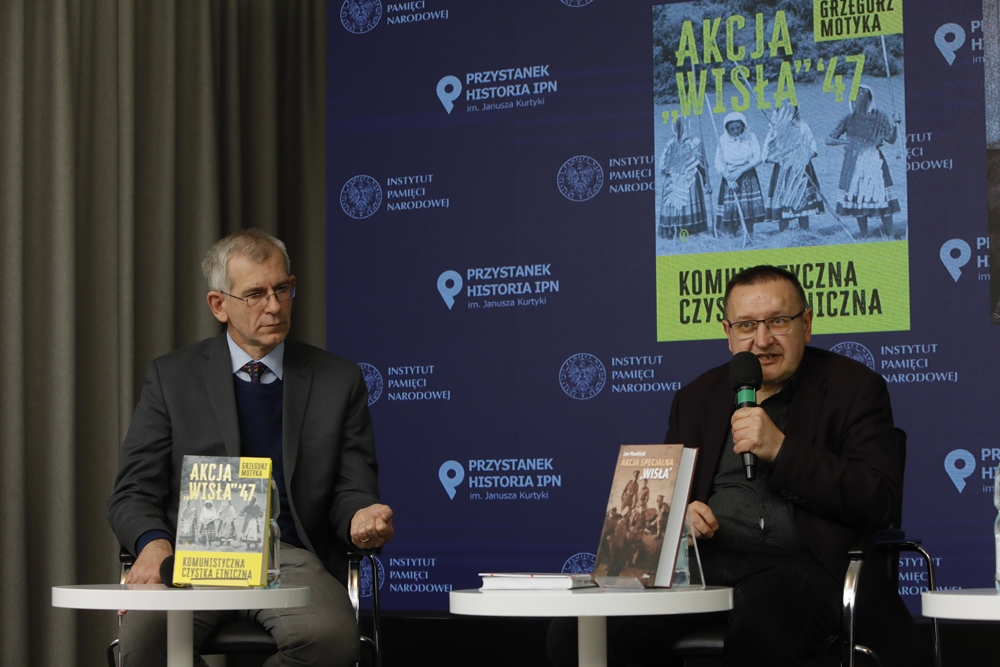 Dyskusja „Akcja »Wisła«” z cyklu „Historia zza kulis” – Warszawa, 14 marca 2023. Fot. Piotr Życieński (IPN)