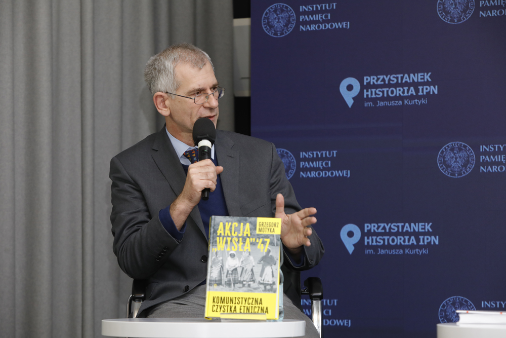 Prof. Grzegorz Motyka – Warszawa, 14 marca 2023. Fot. Piotr Życieński (IPN)