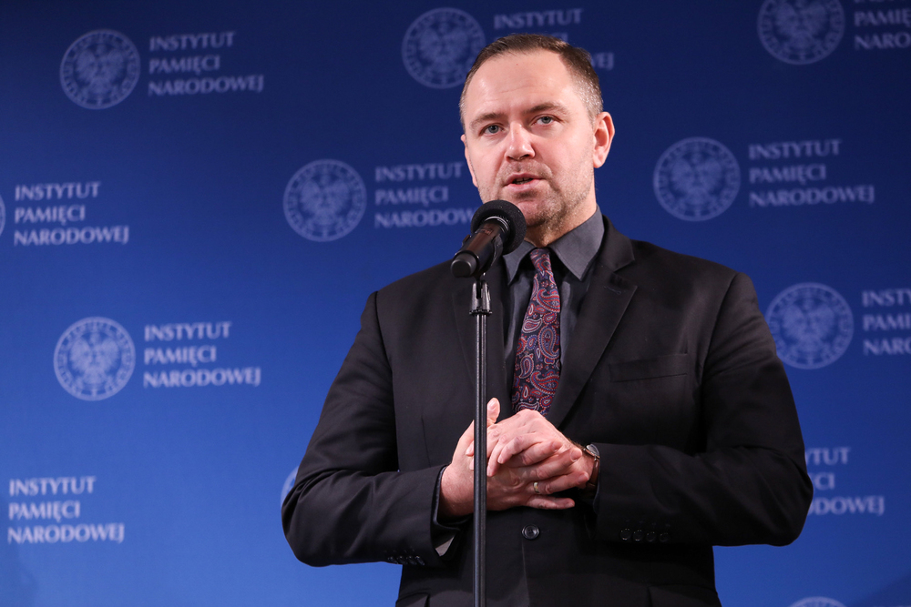 Dr Karol Nawrocki, prezes Instytutu Pamięci Narodowej – Poznań, 16 marca 2023. Fot. Mikołaj Bujak (IPN)