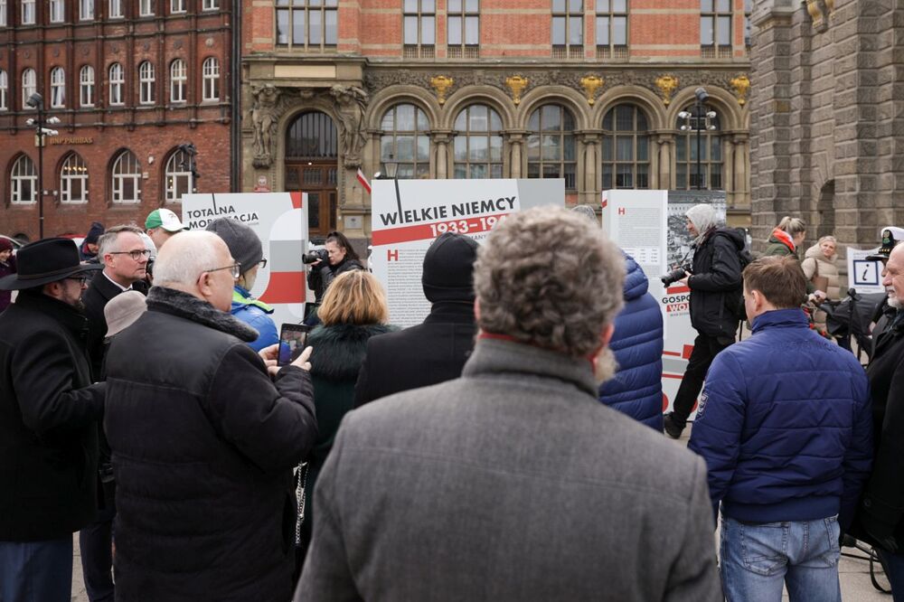 Otwarcie wystawy IPN „Gospodarka III Rzeszy” w Gdańsku – 17 marca 2023. Fot. Mikołaj Bujak (IPN)