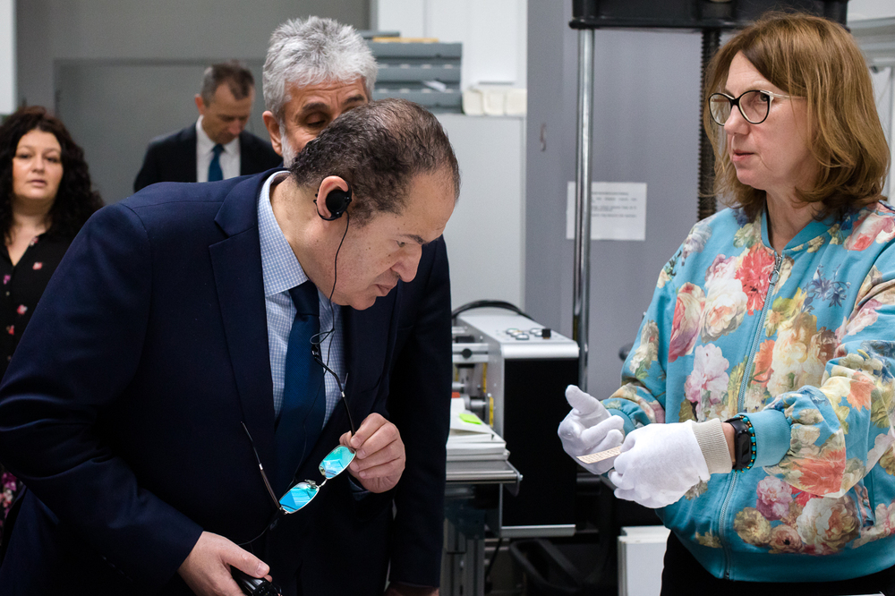 Przedstawiciele rządu i dyplomacji Państwa Palestyny z wizytą w Instytucie Pamięci Narodowej  – 17 marca 2023. Fot. Sławek Kasper (IPN)