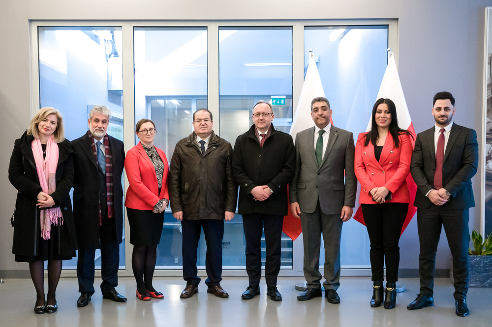 Przedstawiciele rządu i dyplomacji Państwa Palestyny z wizytą w Instytucie Pamięci Narodowej  – 17 marca 2023. Fot. Sławek Kasper (IPN)