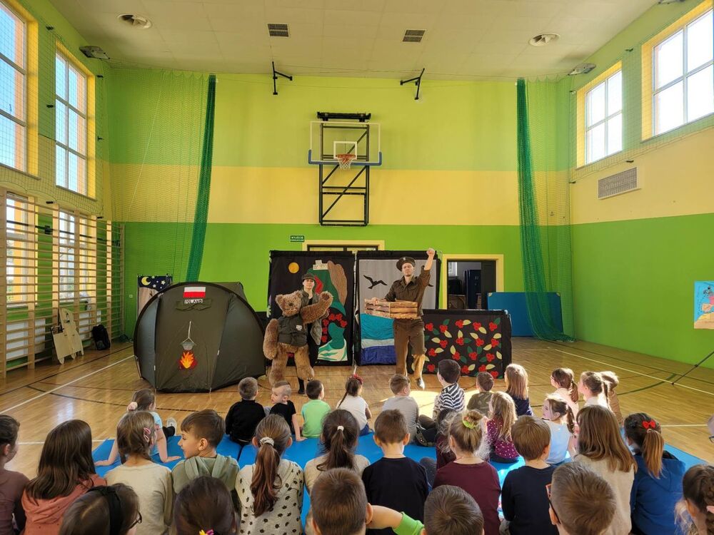 Spektakl „Historia Misia Wojtka”, marzec 2023. Fot. IPN