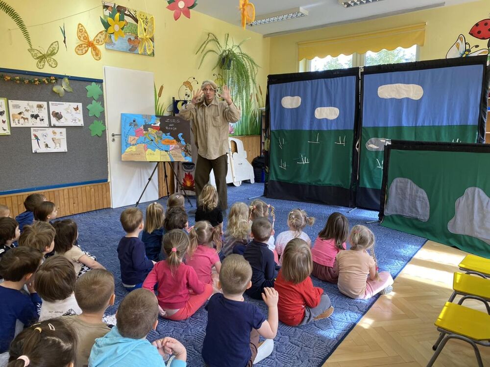 Spektakl „Historia Misia Wojtka”, marzec 2023. Fot. IPN