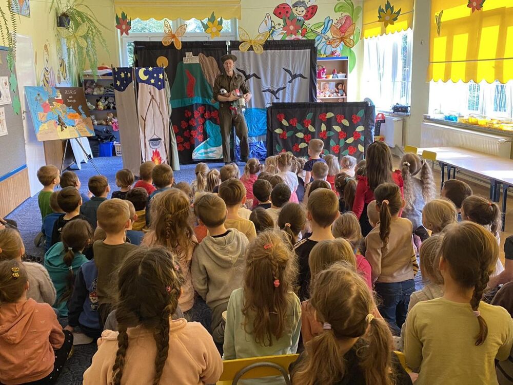 Spektakl „Historia Misia Wojtka”, marzec 2023. Fot. IPN