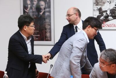 Delegacja koreańska z wizytą w Instytucie Pamięci Narodowej – Warszawa, 5 czerwca 2017. Fot. Sławomir Kasper (IPN)