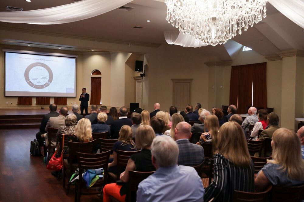 Spotkanie ze społecznością polonijną – Houston, 26 marca 2023. Fot. Mikołaj Bujak (IPN)